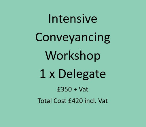 Intensive Conveyancing Workshop